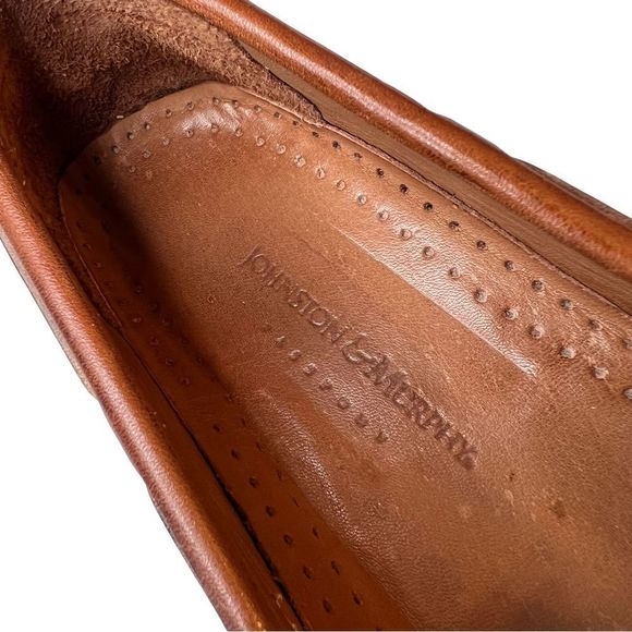 JOHNSTON & MURPHY Passport Tassel Loafers in Brown Men's 10M  Y-04 - Picture 13 of 14